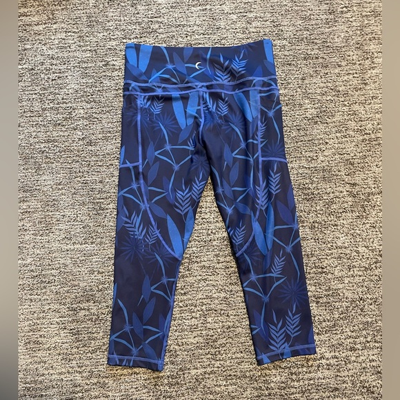 Ziya Active Azul Paradise Cropped Legging - Picture 3 of 3